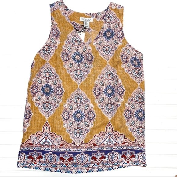 Rachel Zoe Tops - Rachel Zoe tank top Boho loose medium
